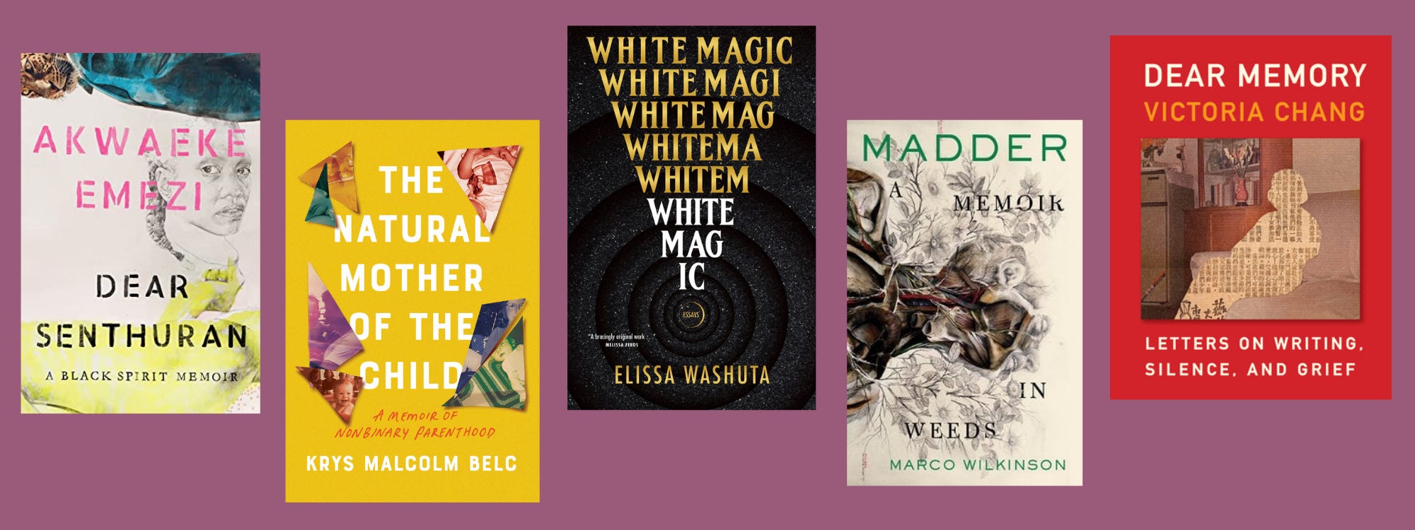 Small images of the covers of the books listed below.