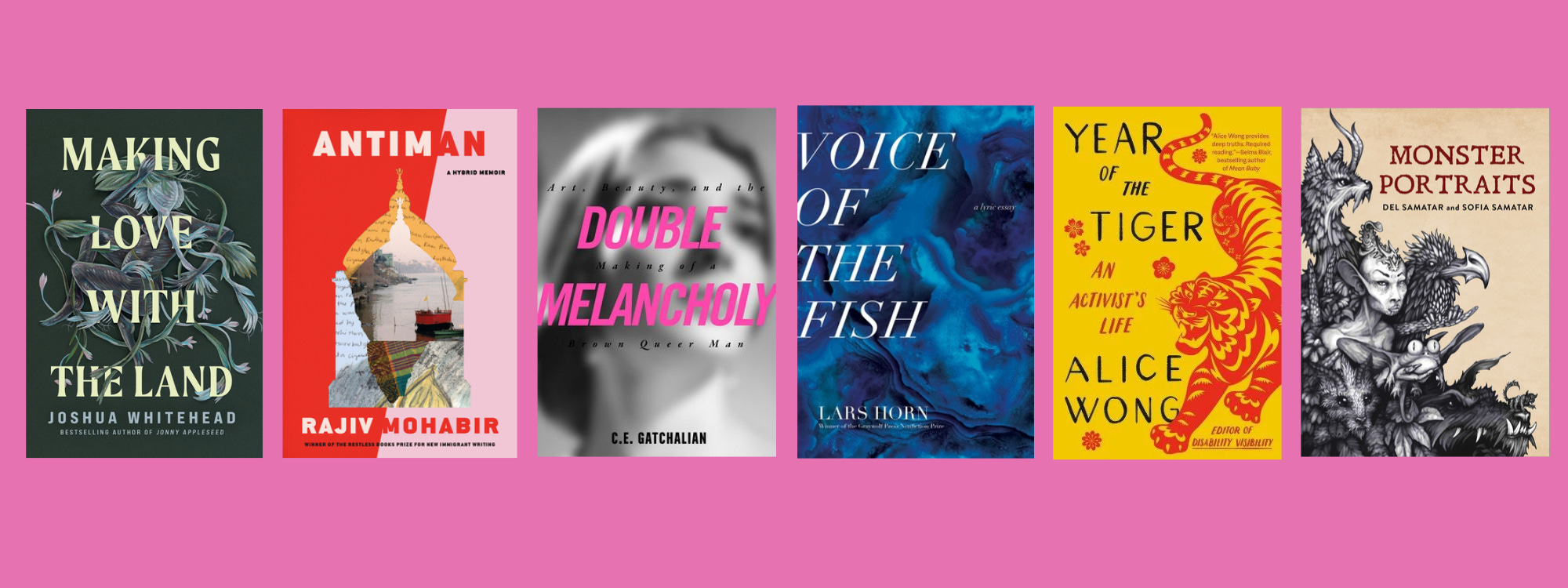 Small cover images of the books listed below.