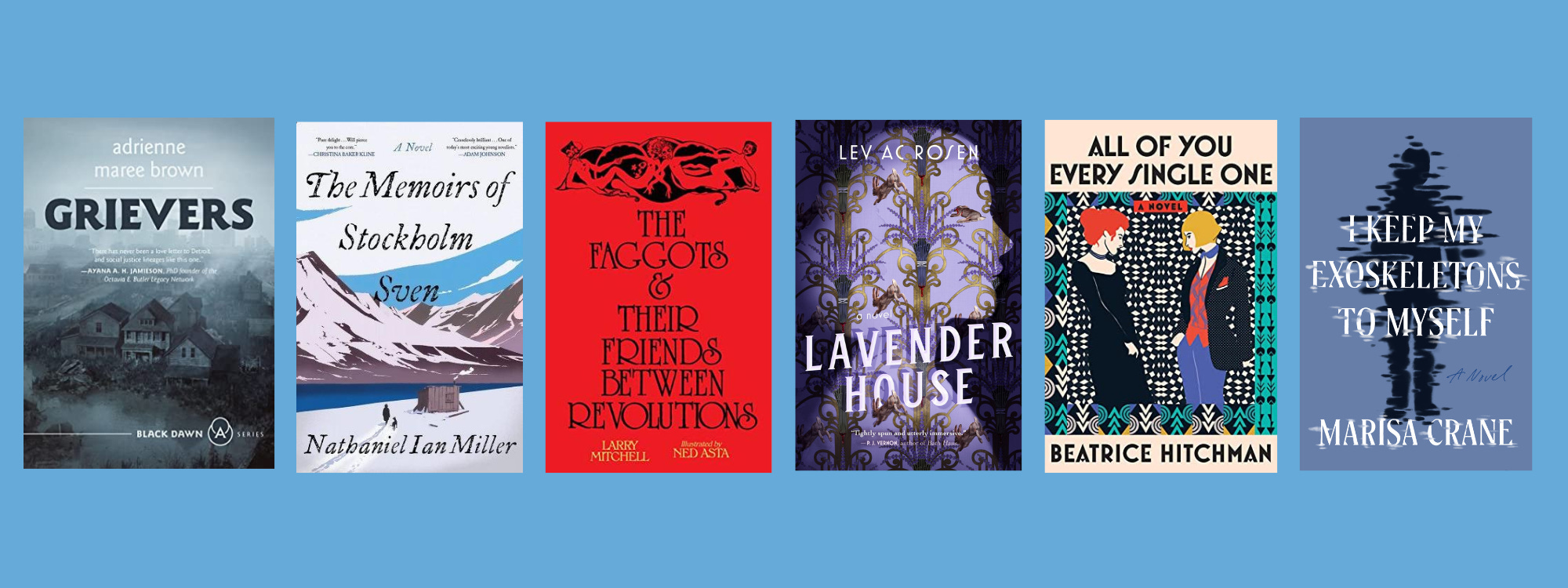 Small cover images of the books listed below.